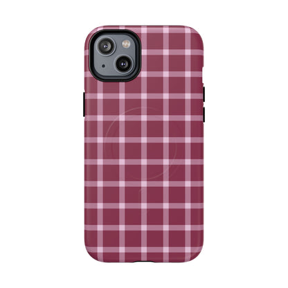 Mulberry Plaid | MagSafe Tough