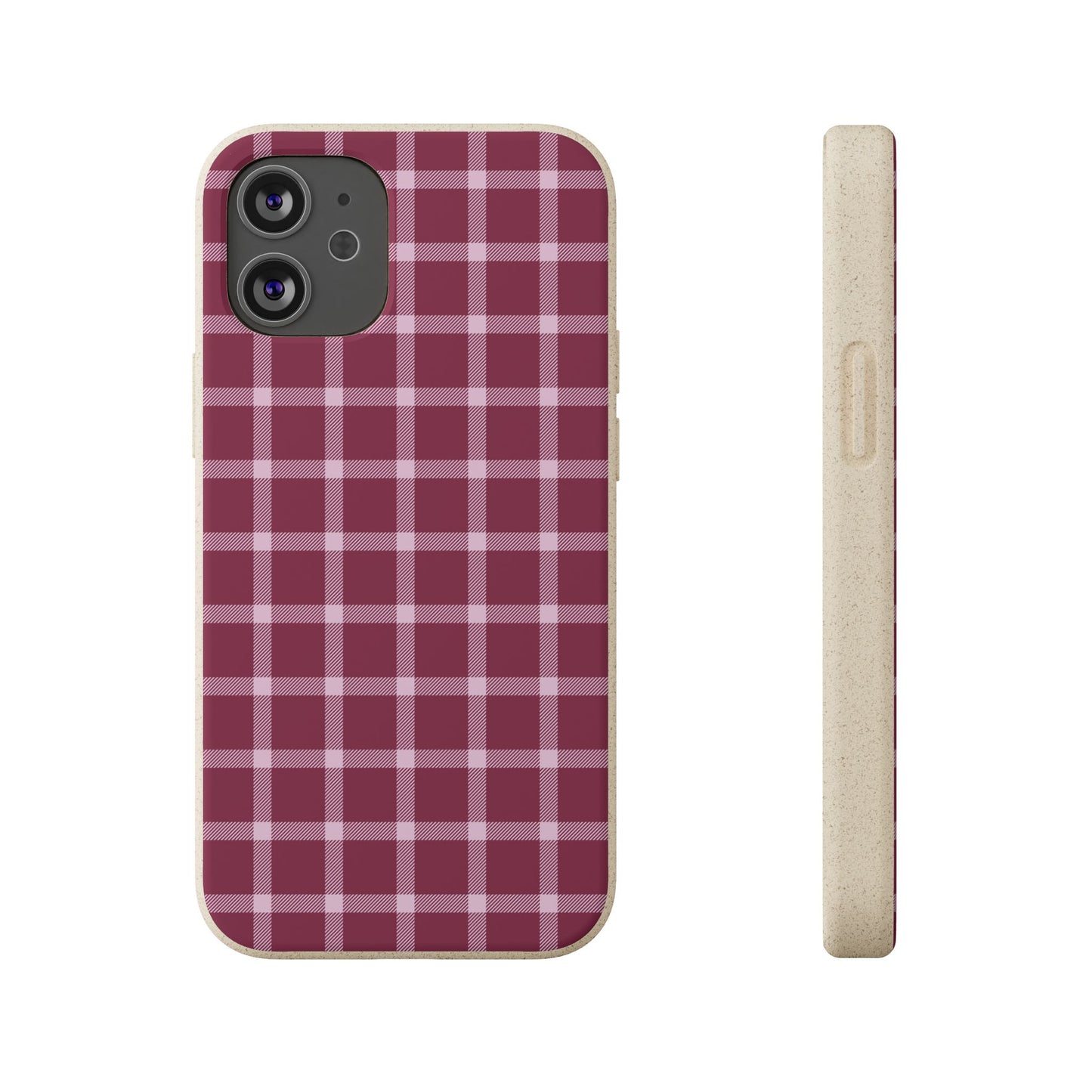 Mulberry Plaid | Biodegradable