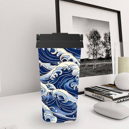 Hokusai Drift | Insulated Travel Mug