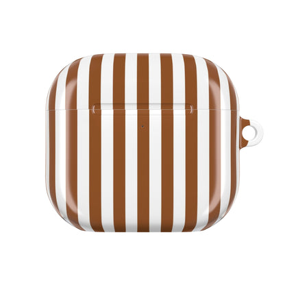 Toffee Stripe | Apple Airpods Case