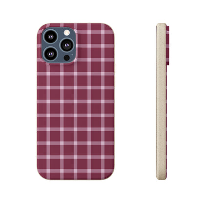 Mulberry Plaid | Biodegradable