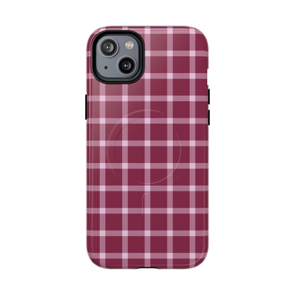 Mulberry Plaid | MagSafe Tough