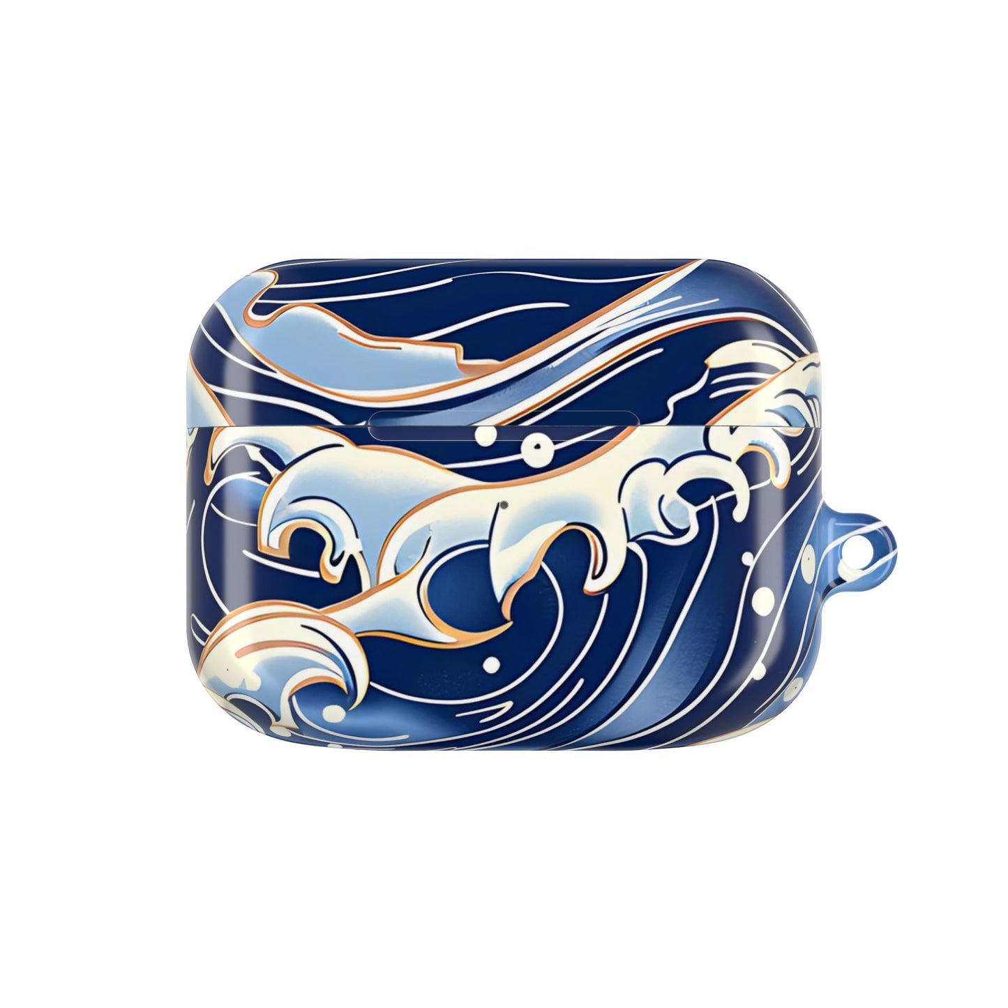 Decorative container with wave design on a white background | Casenari
