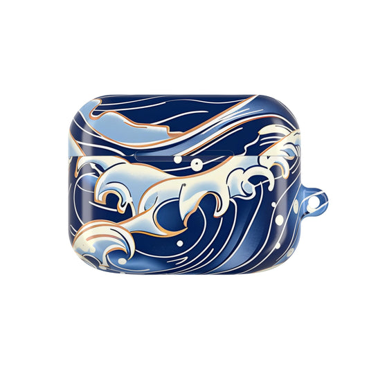 Decorative container with wave design on a white background | Casenari