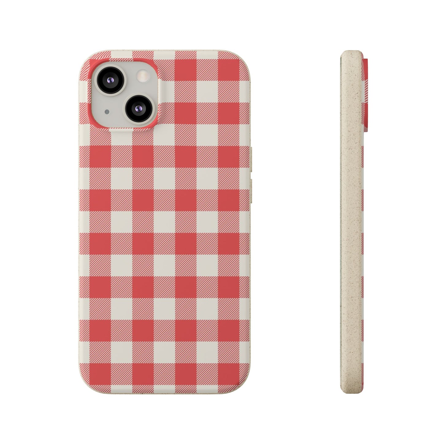 Red Gingham | Biodegradable