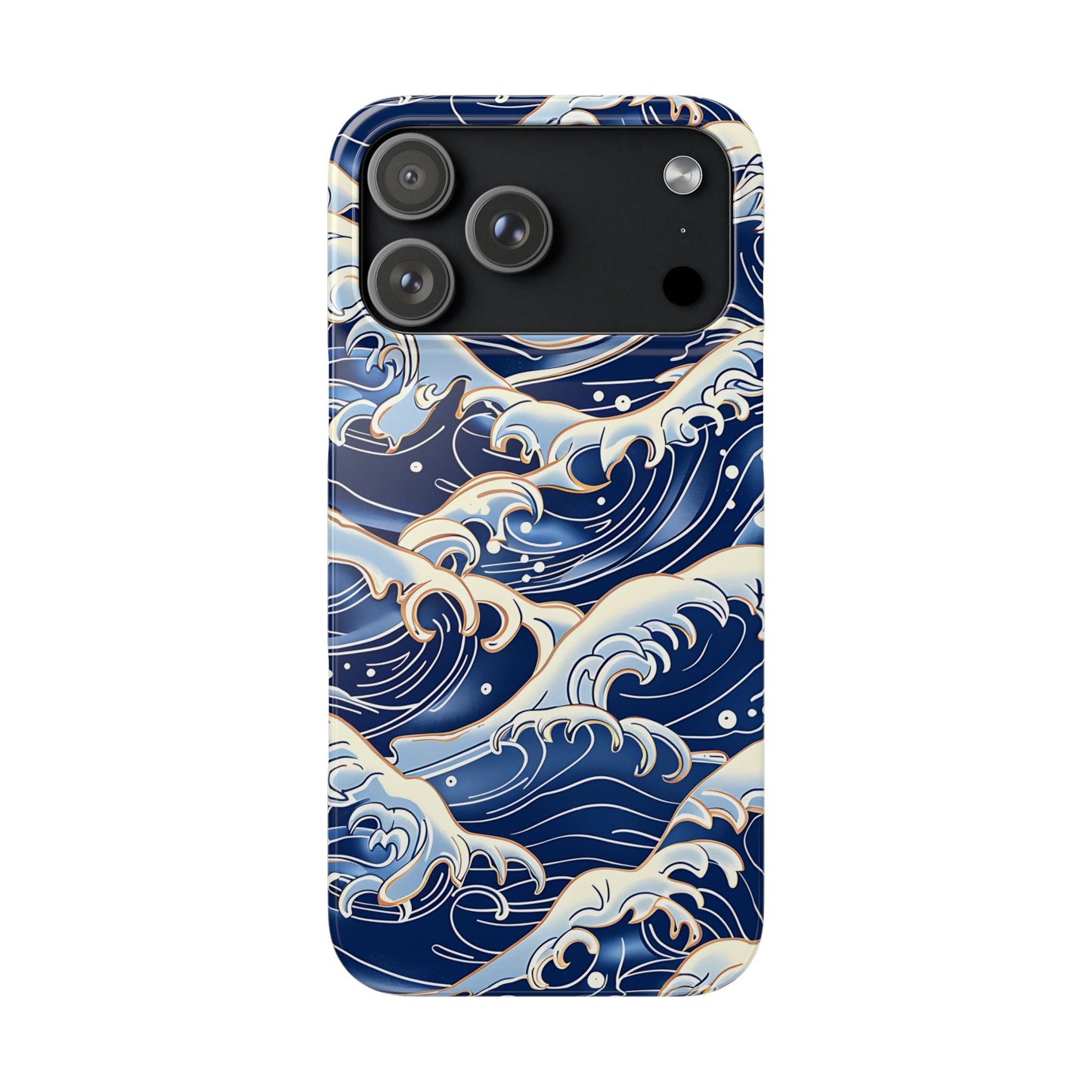 Phone case with wave design on a white background | Casenari