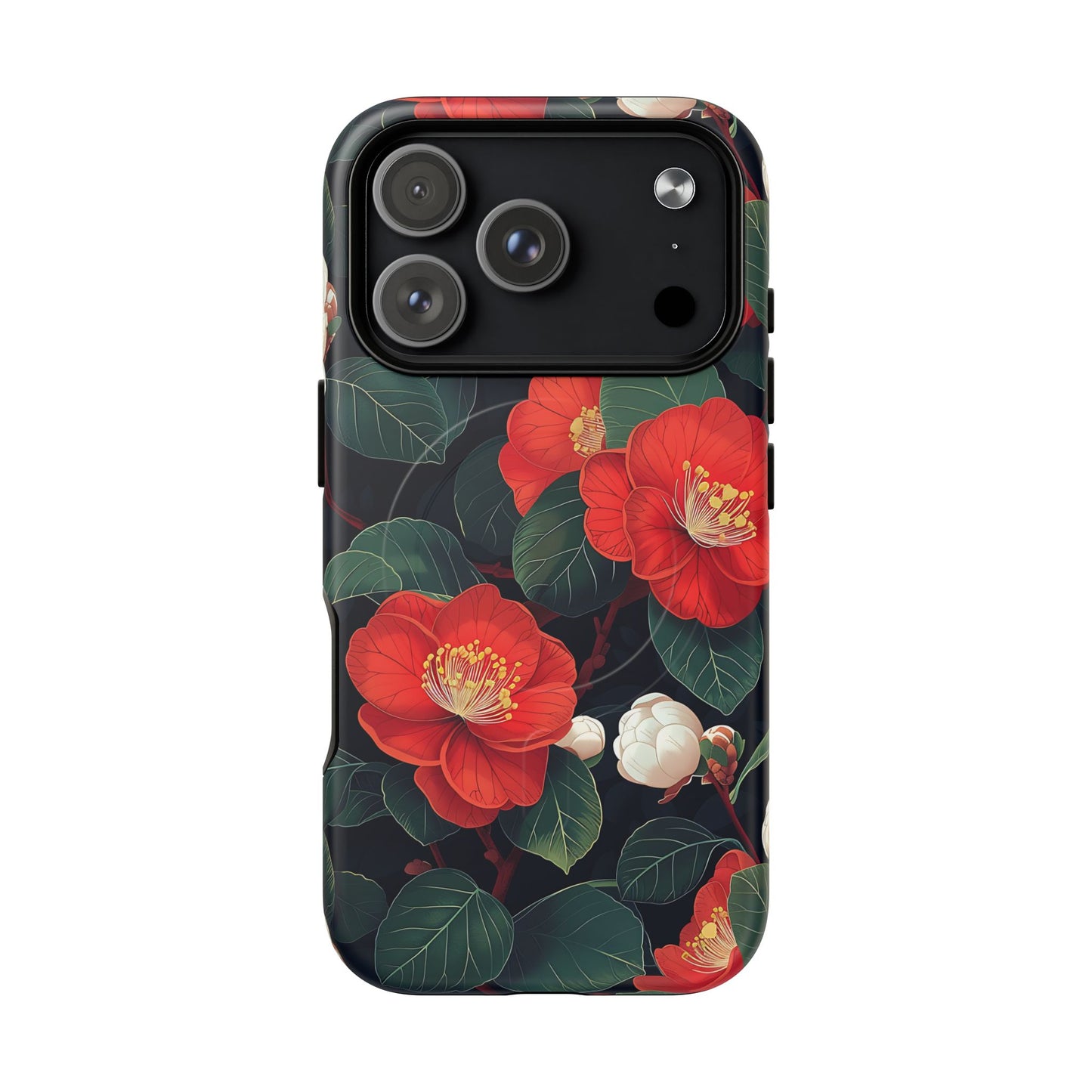 Midnight Camellia | MagSafe Tough