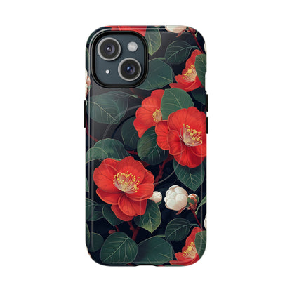 Midnight Camellia | MagSafe Tough