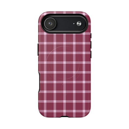 Mulberry Plaid | MagSafe Tough