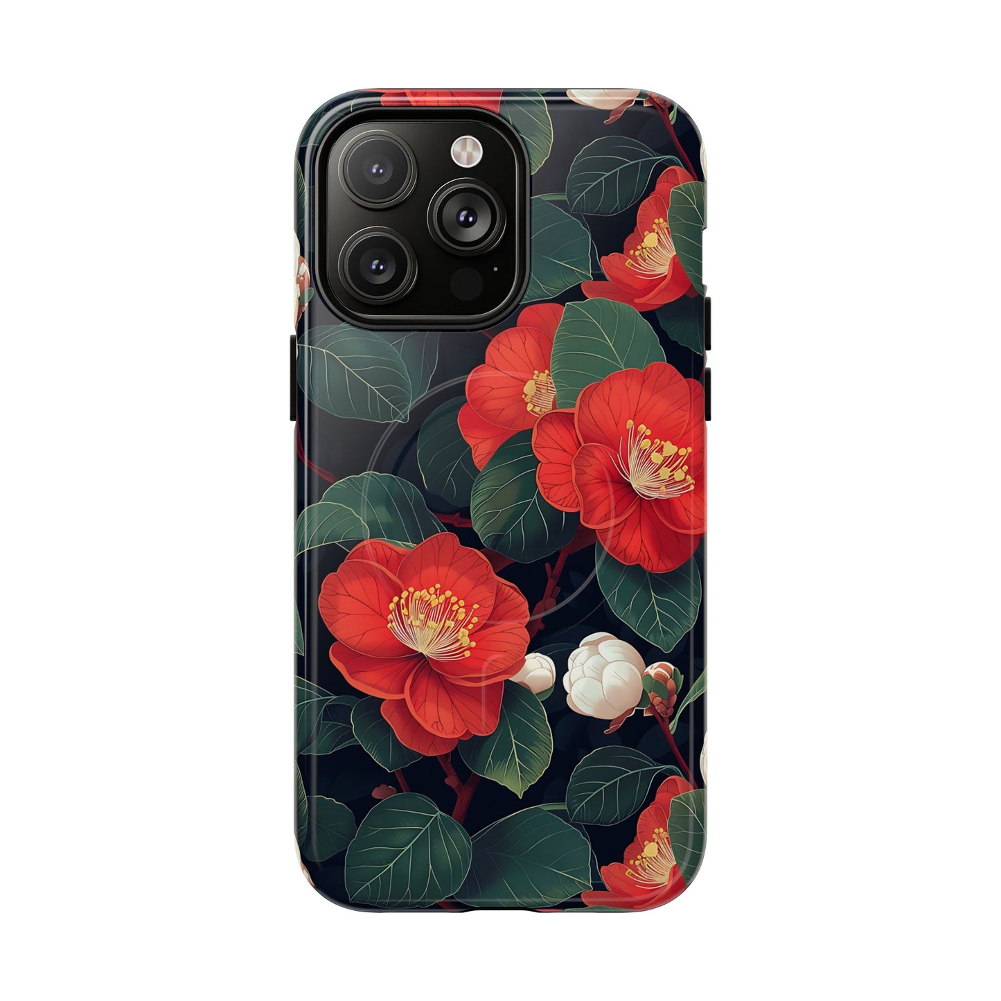 Midnight Camellia | MagSafe Tough