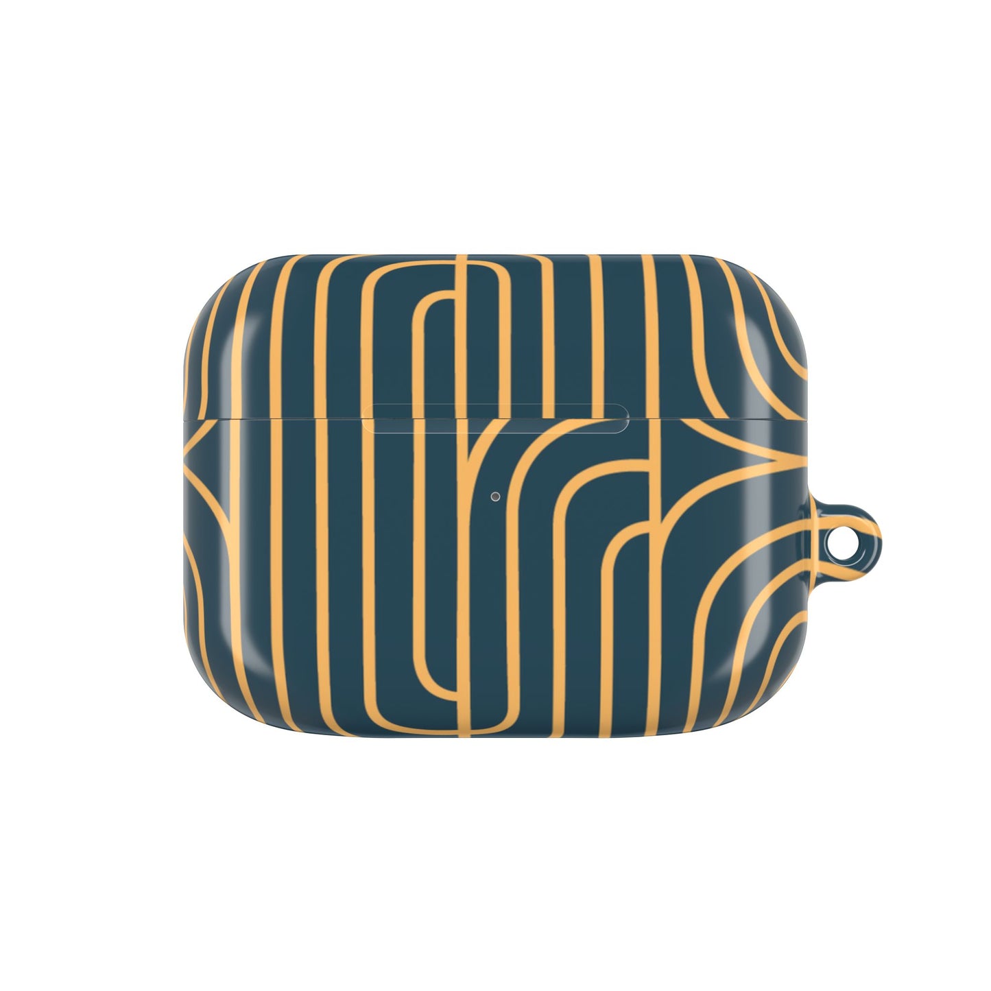 Gold on Teal | Apple Airpods Case