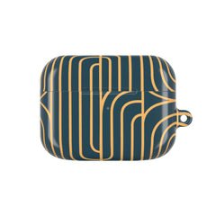 Gold on Teal | Apple Airpods Case