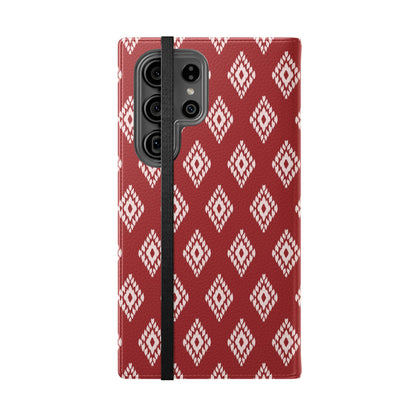Ruby Ikat | Flip