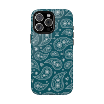 Teal Paisley | MagSafe Tough