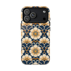 Phone case with floral pattern on a white background