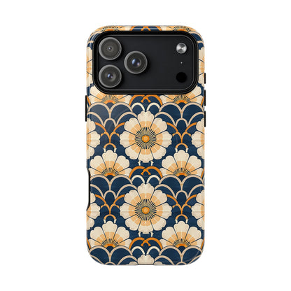 Phone case with floral pattern on a white background