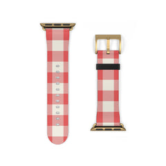 Red Gingham | Apple Watch Band