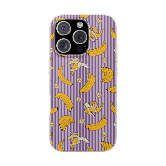 Gold glitter phone case on a white background