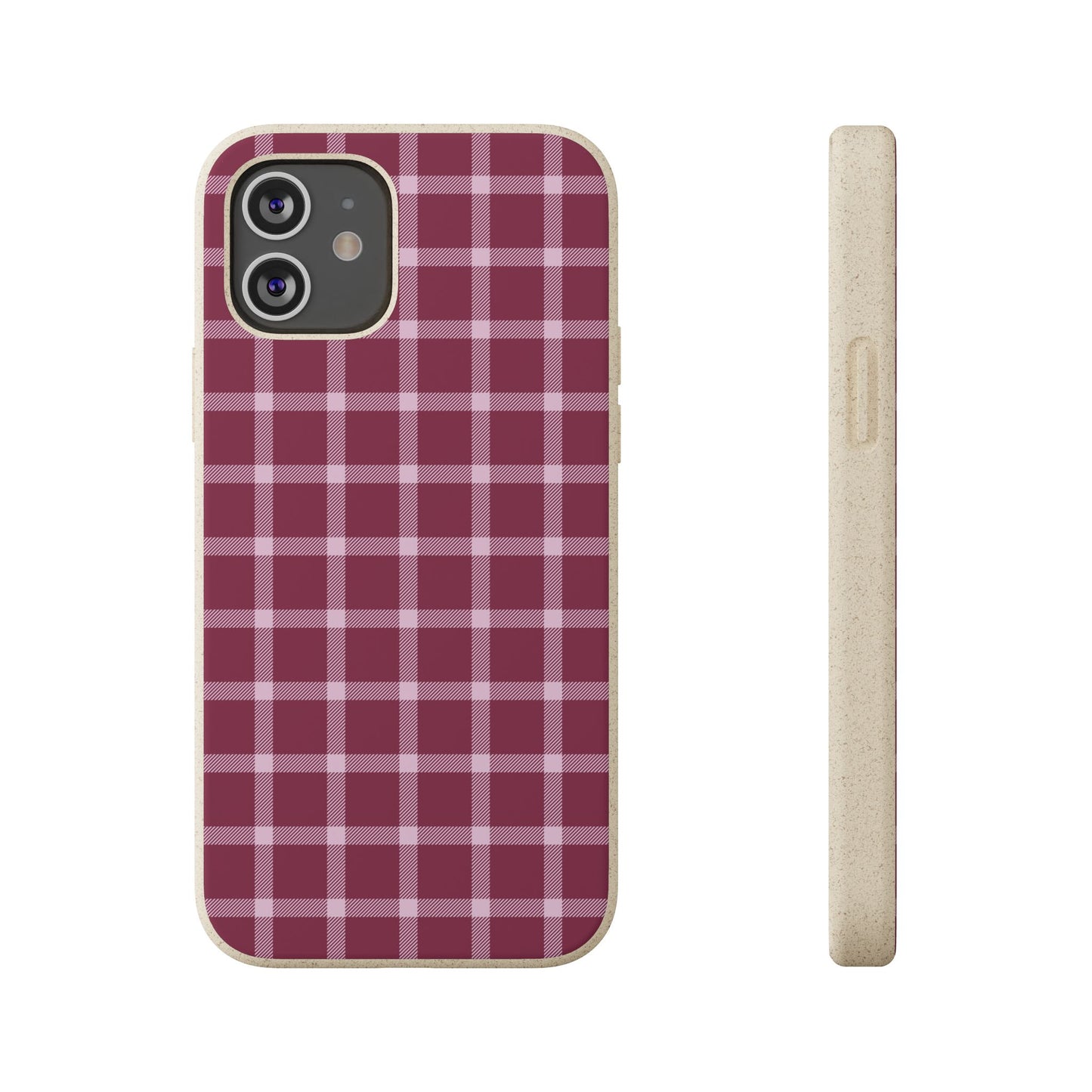 Mulberry Plaid | Biodegradable