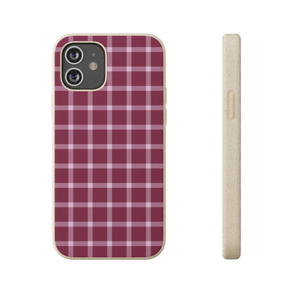 Mulberry Plaid | Biodegradable