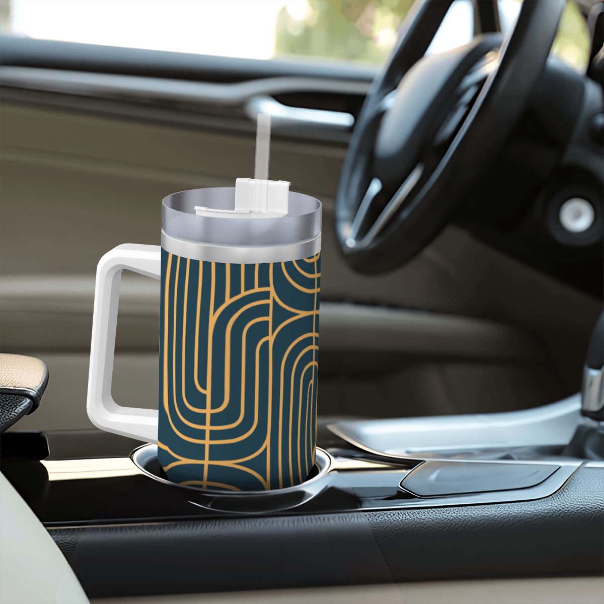 Gold on Teal | Large Tumbler