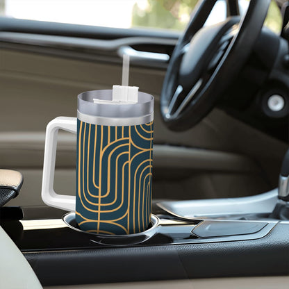 Gold on Teal | Large Tumbler