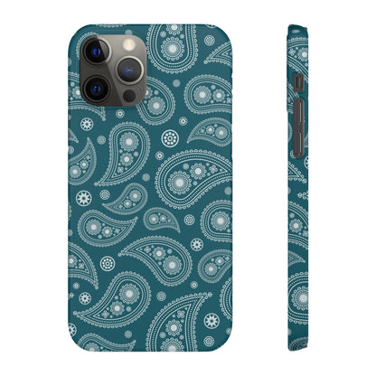 Teal Paisley | Snap