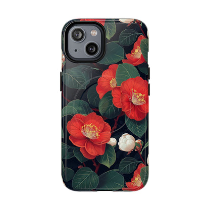 Midnight Camellia | MagSafe Tough