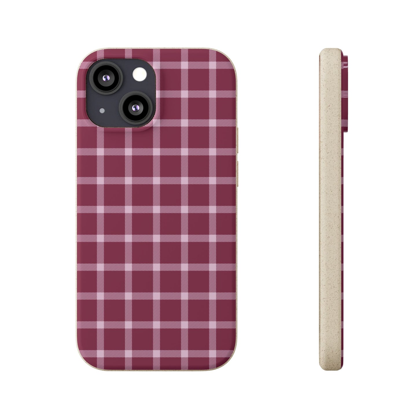 Mulberry Plaid | Biodegradable