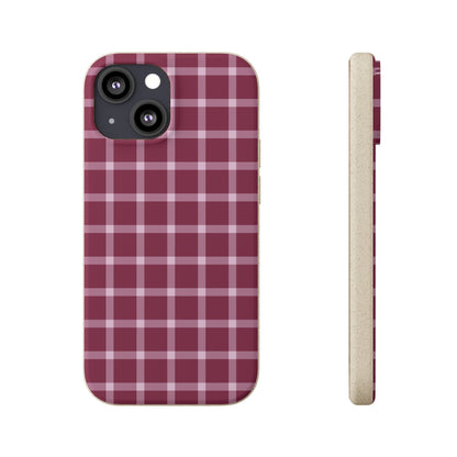 Mulberry Plaid | Biodegradable