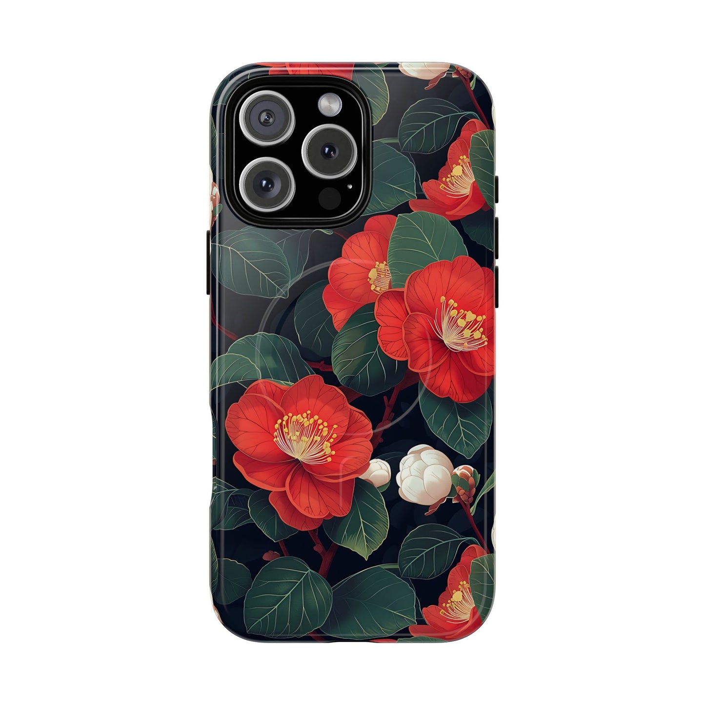 Midnight Camellia | MagSafe Tough