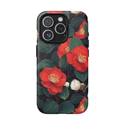 Midnight Camellia | MagSafe Tough