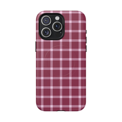 Mulberry Plaid | MagSafe Tough