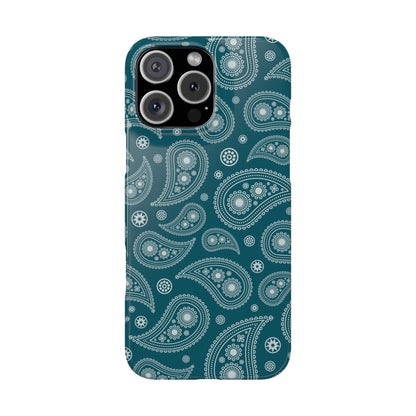 Teal Paisley | Snap