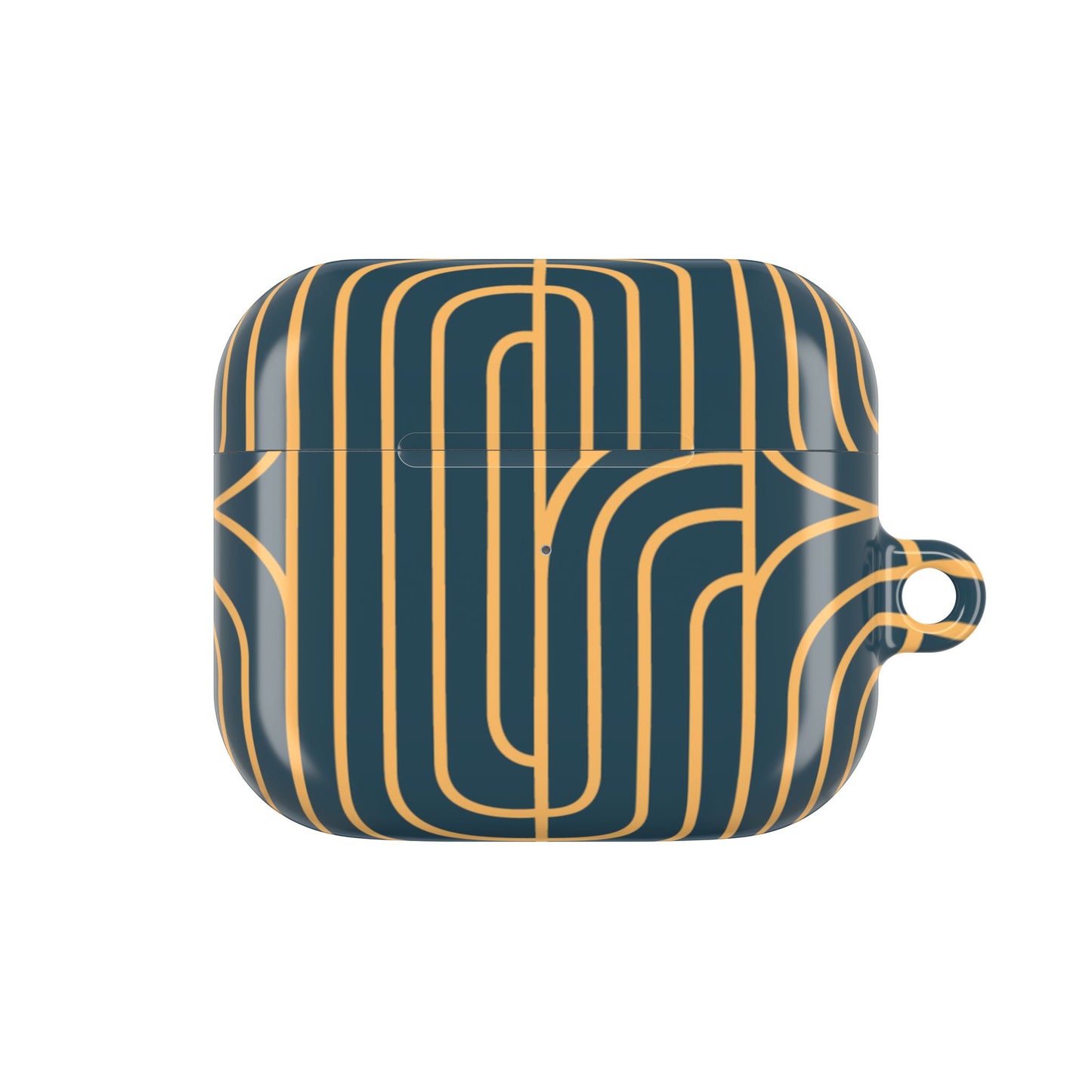 Gold on Teal | Apple Airpods Case