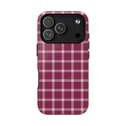 Mulberry Plaid | MagSafe Tough