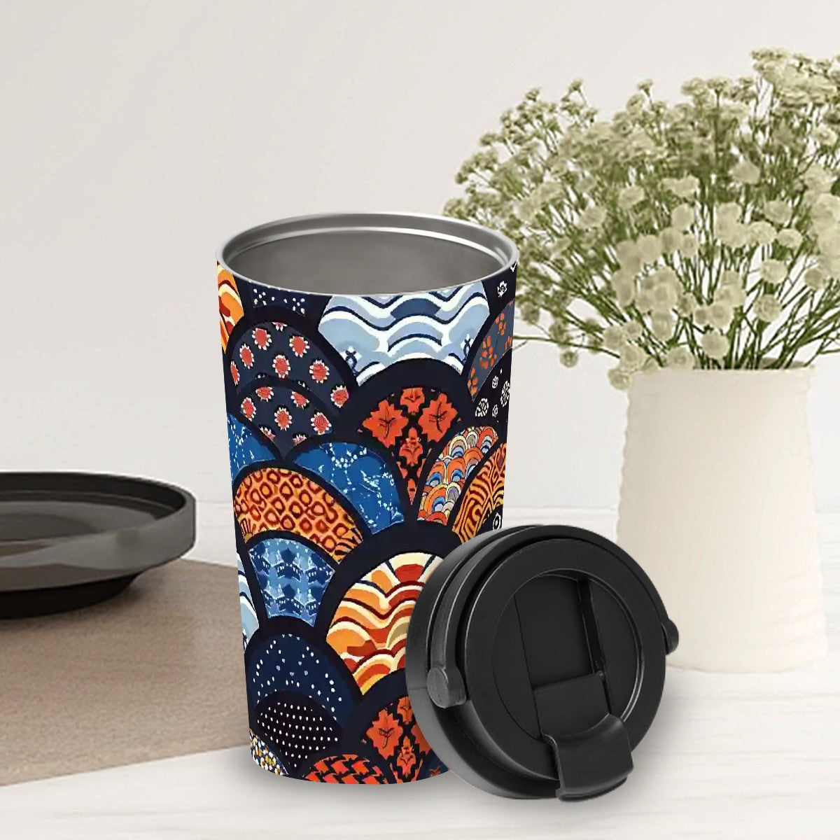 Kimono Wave | Insulated Travel Mug