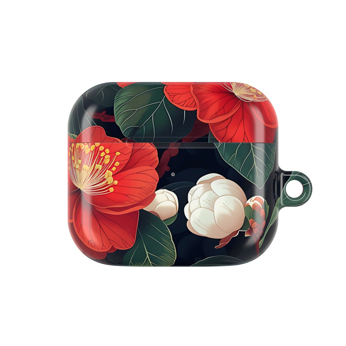 Midnight Camellia | Apple Airpods Case