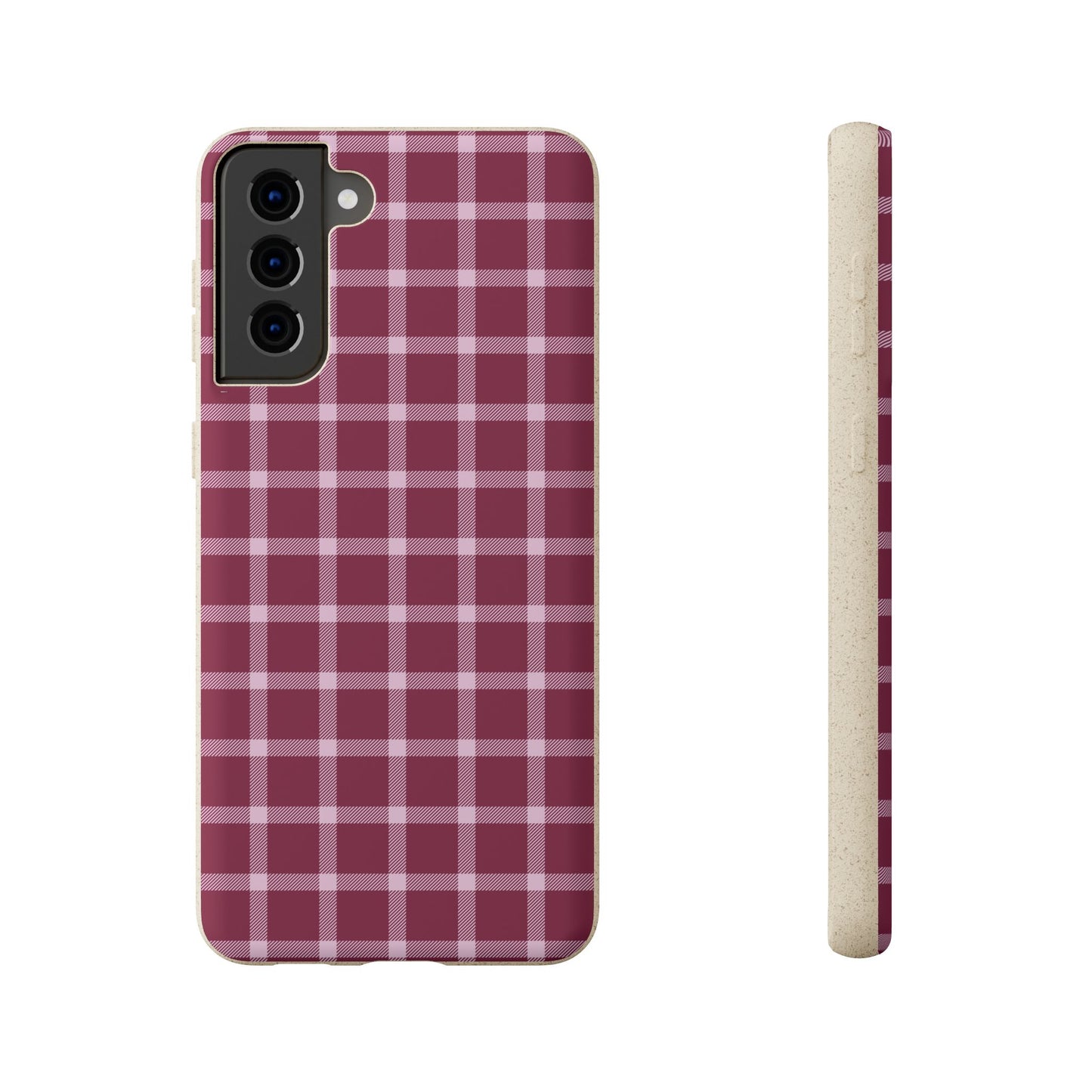 Mulberry Plaid | Biodegradable