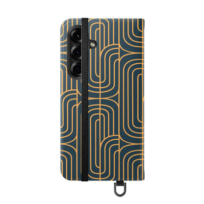 Gold on Teal | Flip