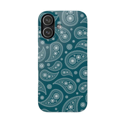 Teal Paisley | Snap