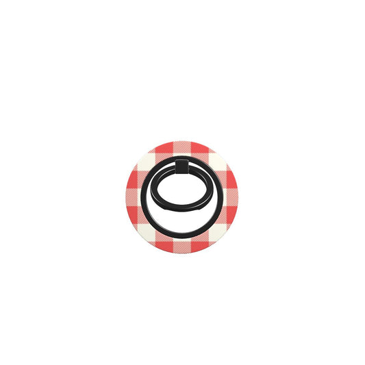 Red Gingham | Magnetic Ring Holder