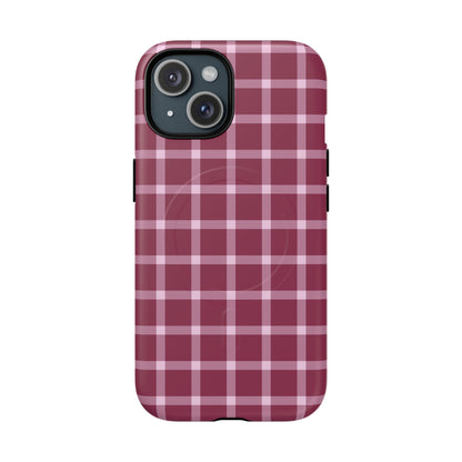 Mulberry Plaid | MagSafe Tough