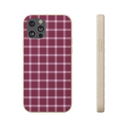 Mulberry Plaid | Biodegradable