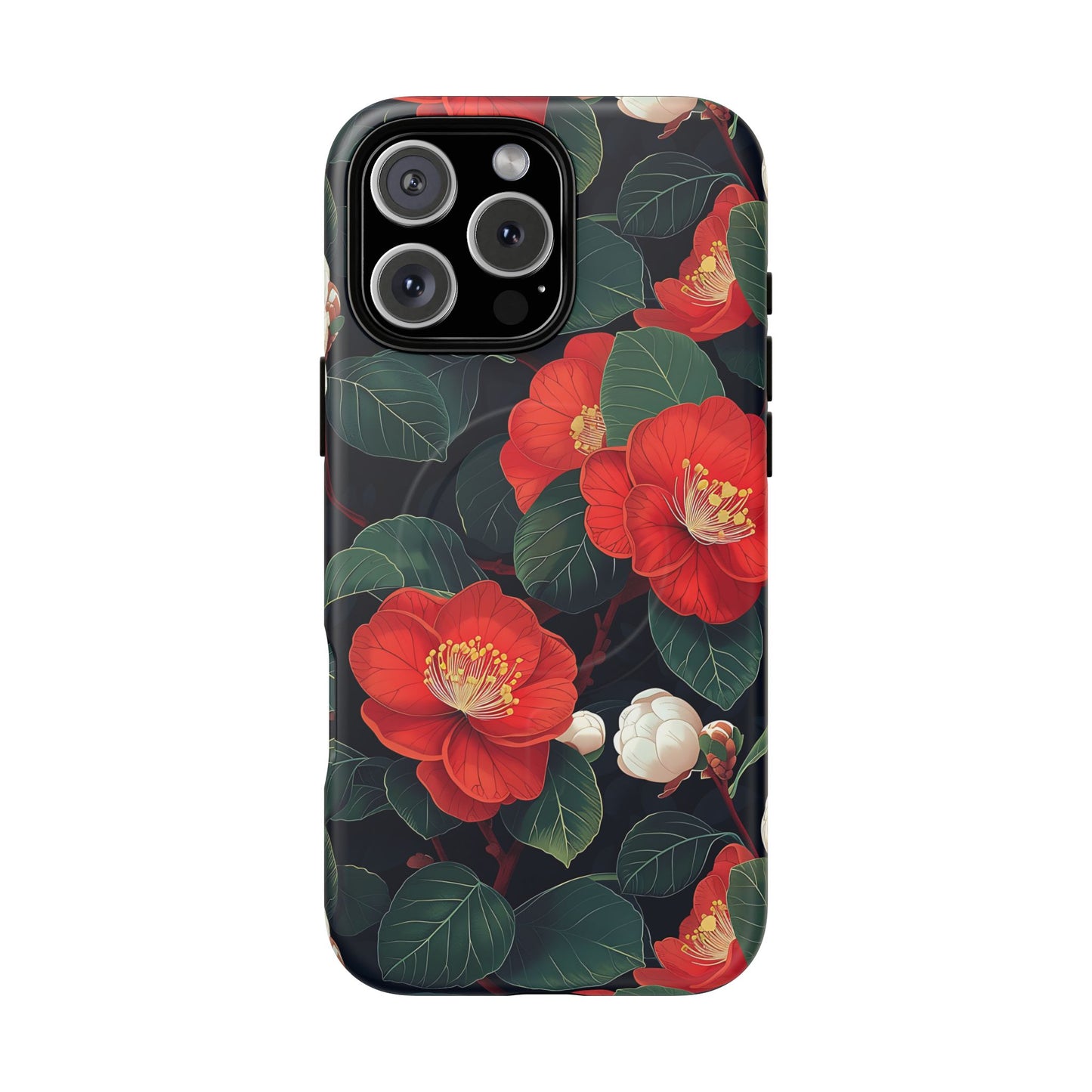 Midnight Camellia | MagSafe Tough