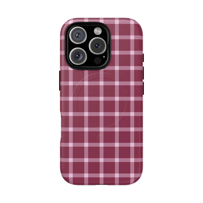 Mulberry Plaid | MagSafe Tough