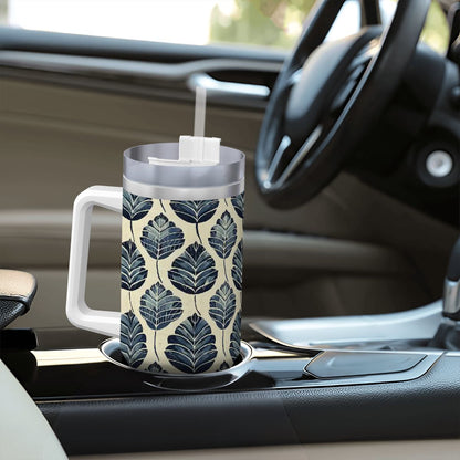 Indigo Leaf | Large Tumbler