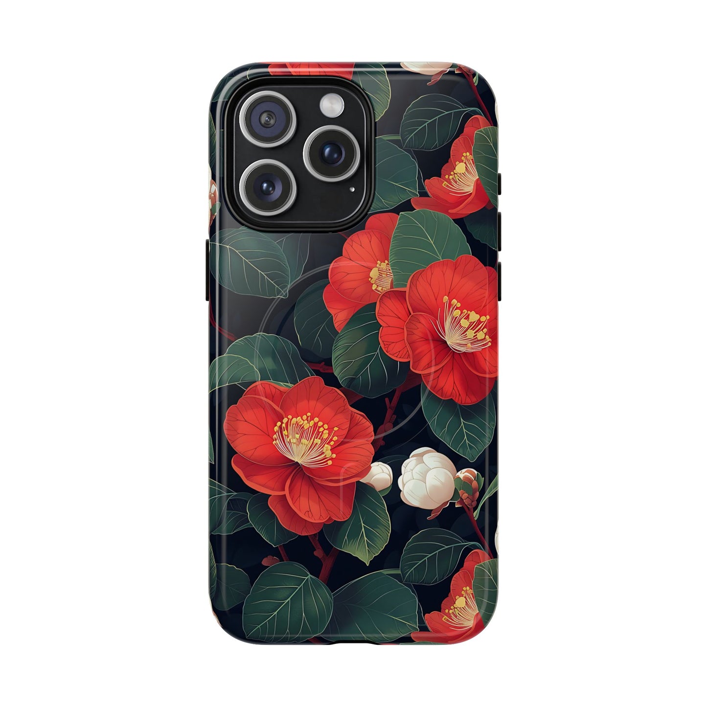 Midnight Camellia | MagSafe Tough