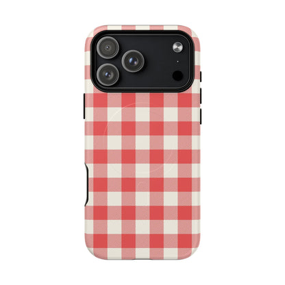 Red Gingham | MagSafe Tough
