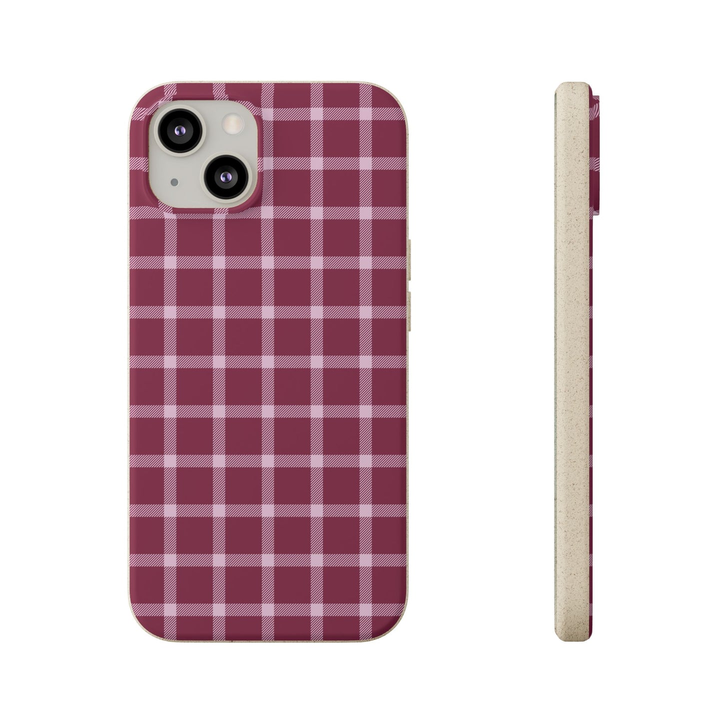Mulberry Plaid | Biodegradable